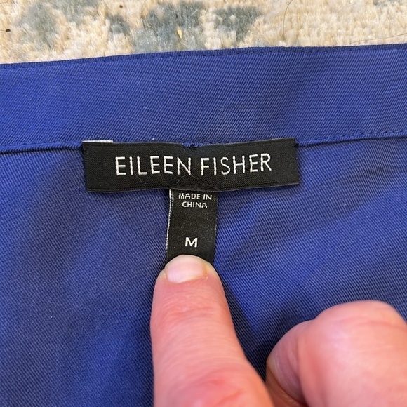 Eileen Fisher Silk Shirt Dress - Picture 2 of 8